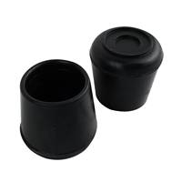 Embout de jambe en caoutchouc non marquant de 1-1/4 pouce, noir |   Protection contre les rayures au sol pour chaises et tabourets |   Protection des sols et des surfaces