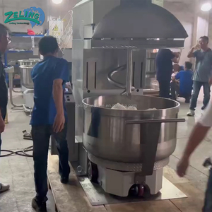 Amasadora Industrial de Espiral ZELING, Nueva, con Tazón Extraíble para Trigo, Elevación Hidráulica, 75kg-125kg, 200L-320L, para Panadería - Product Image 6