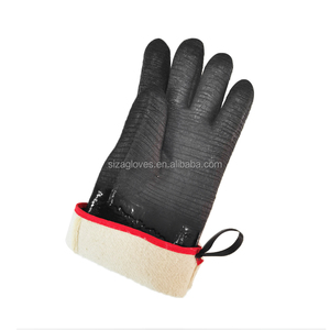 Gants de <span class=keywords><strong>barbecue</strong></span> en néoprène ignifuge résistant aux hautes températures, résistant à la <span class=keywords><strong>chaleur</strong></span> du four, ignifuge et <span class=keywords><strong>anti</strong></span>-huile - Product Image 2