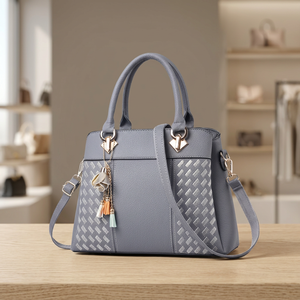New Style Durable Lightweight Black Polished Genuine Leather Large Capacity Waterproof Ladies Clutch Cross-Body <b>Shoulder</b> <b>Strap</b> - Product Image 2