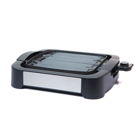 Grill de barbecue électrique, pouces, antiadhésif, avec Pot chaud, multifonction, pour l'intérieur