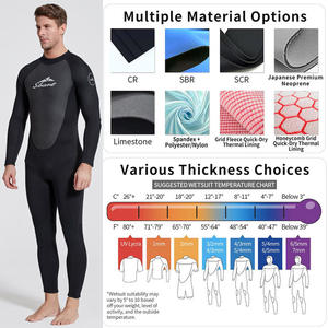 Custom Roupa De Mergulho 3Mm Neopreen Heren Wetsuit Ademend Eendelig Thermisch Surfen Duikpak Voor Volwassenen - Product Image 4