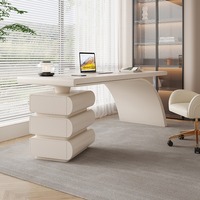 Bureau de Travail Moderne et Simple, Style Crème Luxe Léger Français pour Petit Appartement et Maison