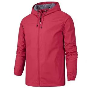 Chaqueta Acolchada Personalizada para Hombre, Impermeable, Transpirable, para Primavera, Manga Larga, Informal, con Logotipo Frontal, Blanca y Azul Marino J0134 - Product Image 2