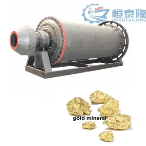Mini Đồng khoáng sản quặng vàng bóng Mill máy với động cơ diesel