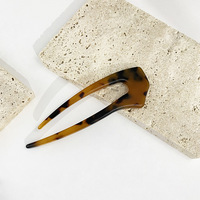Pince à cheveux Jinhua rétro en acétate, style féerique, élégante, pour chignon, sensation haut de gamme, mariage, emballée individuellement