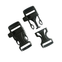Vente en gros de boucles à dégagement rapide latérales en plastique POM de 20 mm, logo personnalisé, boucles en plastique réglables robustes pour sacs à dos et sacs