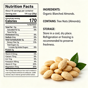 Harina de Almendras Orgánica <span class=keywords><strong>Sin</strong></span> Azúcar, Harina de Almendras Ultrafina Soluble, Polvo Saludable para Dieta, Envío Directo Disponible - Product Image 6