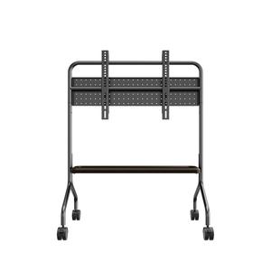 รถเข็นทีวีแบบเคลื่อนที่สำหรับงานหนัก รับน้ำหนักได้ 50 กก. พร้อมที่เก็บของคู่ สำหรับทีวีขนาด 32-65 นิ้ว ปรับความสูงได้ 1162-1323 มม. - Product Image 3