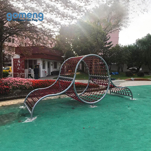 Filet de corde d'escalade en gros filet de corde en forme de baril pour enfants personnalisés pour l'escalade d'enfants - Product Image 1