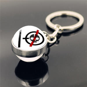 Llavero de Metal con Colgante de Bola de Cristal de Doble Cara de la Banda de Rock Twenty-One Pilots, Personalizado y Especial - Product Image 3