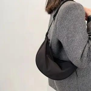 Cheap Simple Nylon Crossbody Sling Bag Shoulder Messenger Handbag Hobo Bags NE1219