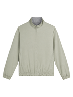 Veste bomber Harrington réversible 2-en-1 personnalisée pour hommes, en nylon coupe-vent avec poignets élastiques, style décontracté chic, vente en gros