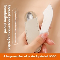Spatule de Maquillage DIY en Acier Inoxydable pour Masque Facial, Crème Contour des Yeux, Correcteur et Poudre Non-Comestible