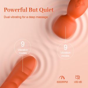 APP-gesteuerter Dual-Action Klitoris-Vibrator Dildo Weiblicher Silikon-Massagestab Stimulator G-Punkt Vibrator für Frauen - Product Image 3