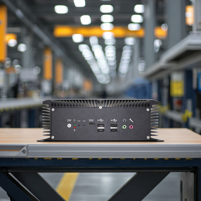 EGLOBAL AU/UK/EU/US/CN/JP Plug Fanless Onboard Intel Core I7-8550U DDR4 Max 32G Win 10/Linux OS Industrial Ultra Mini Computer