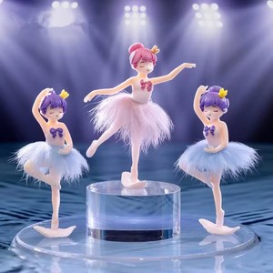 Figurines Miniatures Cute Simulated Ballet Girl Micro Landscape Ornaments for Home Decorations Room Decor Desk Car Accessories - Product Image 1