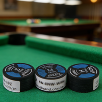 Embouts de queue de billard XPT-01 14 mm Kamui Black Athlete 8 couches avec boîte en S/M/H, embouts de queue de billard en cuir de haute qualité, accessoires