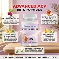 Ausreson OEM Vegan Keto Bhb Brûleur de Graisse Pilules Produits Diététiques Contrôle du Poids Amincissement Rapide Compléments Alimentaires Capsules Keto pour Femmes
