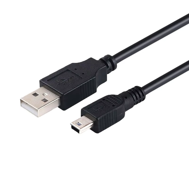 D1417 1m length USB to Mini USB 5-Pin V3 Cable 1m Car Charger Compatible Cable with PVC Jacket 12 Months Warranty