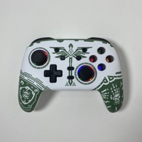 S08 Çok Platformlu BT Kablosuz Oyun Kumandası, Titreşim Motorlu Turbo Düğmesi ile Switch/Konsol Altı Eksenli Gyro PC/Android/iOS Telefonlar için