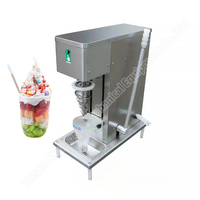 Color Soft Fruit Ice Cream Mixer Machine High Productivity Stainless Steel Syrup Blender