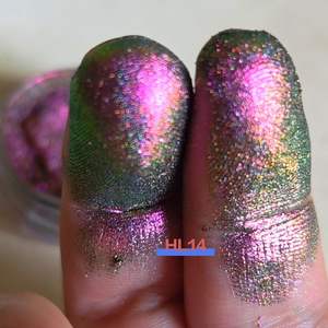 ผงสีเปลี่ยนรูปแบบฮอโลกราฟิกหลายโครเมี่ยมอายแชโดว์เมทัลลิคหลายสี - Product Image 6