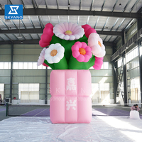 Pot de fleurs gonflable Bouquet géant Alice Artwork Flower pour la décoration publicitaire