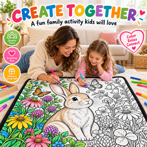 Custom Pattern DIY Graffiti <b>Blanket</b> Hand Painted Washable Rabbit Style Flannel Coloring <b>Blanket</b> for <b>Kids</b> Children - Product Image 1