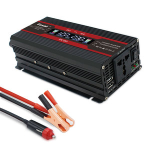 Convertisseur de courant universel 800W/2000W à onde sinusoïdale modifiée, sortie pratique, <span class=keywords><strong>transformateur</strong></span> DC <span class=keywords><strong>12V</strong></span> vers AC <span class=keywords><strong>220V</strong></span>, convertisseur de courant pour voiture, camping - Product Image 2