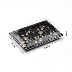 Sunzza-contenedor desechable de plástico antiniebla para <span class=keywords><strong>sushi</strong></span>, contenedor de <span class=keywords><strong>sushi</strong></span> de estilo japonés a la moda, de lujo, muestra gratis - Product Image 3