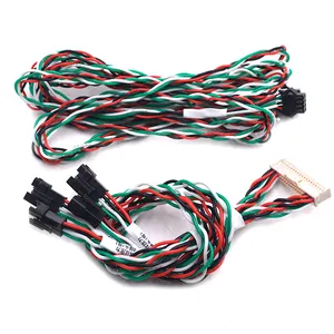 Custom make wire harness SM2.5 4 ways male connector wire to wire extension cable assembly