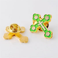 Broche en métal émaillé rigide personnalisée, religieuse et tendance, gravée à la main, créative, pour boucle, badge d'art personnalisé et de collection