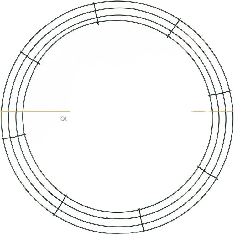 2025 Hot Selling Christmas and Wedding Decoration Wreath Making Supplies 16  Inches Wreath Forms 100pcs in One Carton