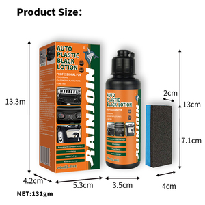 Restaurador de Plásticos Negros para Automóviles, Repara el Brillo, Recubre y Renueva - Product Image 1