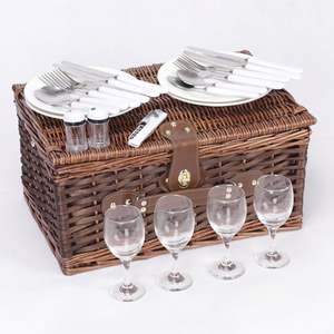 Mode Umwelt Wicker Set Rattan Picknick Korb Für 2 - Product Image 1