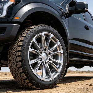 Rines Todoterreno de Aleación Fundida 20X8.5 6X139.7 6*106.1 con Acabado Negro Mecanizado para Lexus Hilux Pickup SUV - Product Image 2