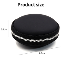 Vente chaude OEM personnalisé 8,5*3,8 cm Étui de rasage rond en EVA durable pour homme Étui de rasage en EVA antichoc pour rasoir