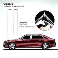 Protection de peinture automobile en TPU transparent personnalisable 7,5 mil, membrane résistante à l'abrasion, surface à effet de goutte d'eau, approvisionnement en gros pour concessionnaires automobiles