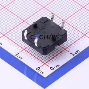 B3F-4050 Tactile Switch Through hole Component THT-4P,12x12mm Switch Single Pole Single Throw Rectangle Button Through Hole 12mm - Product Image 2