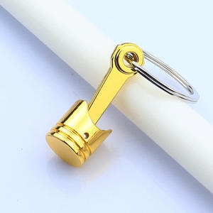 سلسلة مفاتيح أنيقة على شكل مكبس محرك السيارة مصنوعة من سبائك الزنك مع شعار بالليزر وطباعة بارزة ثلاثية الأبعاد - Product Image 5