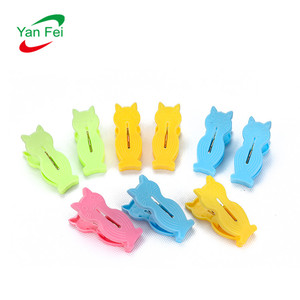 Clips à linge en plastique colorés, vente en gros, d'usine, 10 pièces, décoratifs, Jumbo, grandes tailles, pinces à linge - Product Image 5