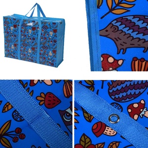 Tùy chỉnh <span class=keywords><strong>PP</strong></span> không dệt Tote Túi mua sắm với dây kéo bán buôn tái sử dụng công suất lớn dệt tàu sân bay dây kéo túi tùy chỉnh - Product Image 5