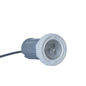 Lumière de <span class=keywords><strong>piscine</strong></span> LED IP68 en plastique pour extérieur, étanche, basse tension, 12V, colorée, télécommande, intégrée, 3W, lumière sous-marine - Product Image 1