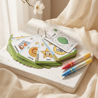 Libro de Dibujo Mágico Reutilizable para Niños con Bolígrafo de Agua, Tapa Dura, Libro de Colorear Educativo
