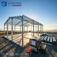Structure de bâtiment en acier sans métal, conception de hangar préfabriqué pour arène équestre