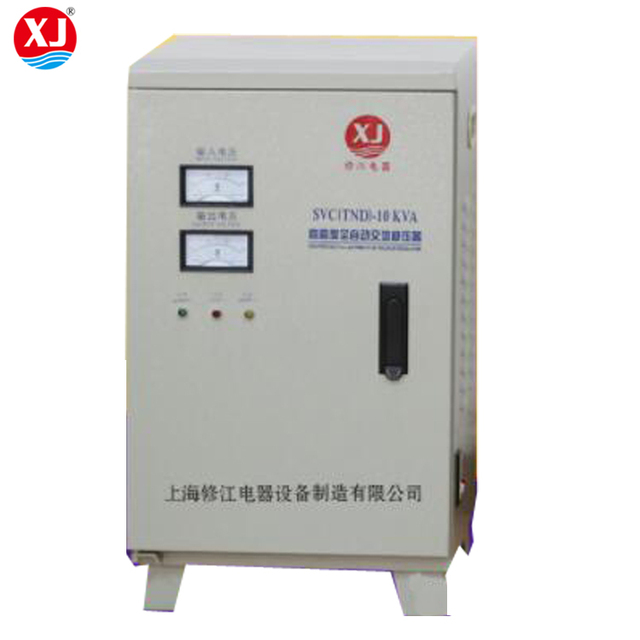TND-10KVA High Quality Single Phase AC SVC Voltage Stabilizer 220V-230V Long Service Life Warranty Copper Material CE/ISO9001