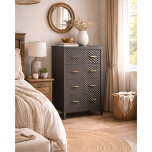 Collection CAIRNDALE, style moderne, écologique, durable, bon prix, armoire haute, pin massif, salon - Product Image 1