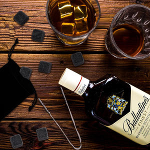 Ensemble de verres à whisky pour hommes, <span class=keywords><strong>2</strong></span> pièces, verres à whisky en cristal avec pierres à whisky, comprenant une boîte en bois et un ensemble de verres à whisky - Product Image 5