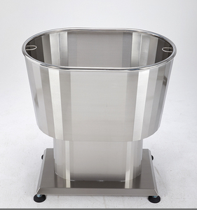 Bañera SPA Redonda de Acero Inoxidable de Gran Capacidad YM-988, Estación de <span class=keywords><strong>Baño</strong></span> y Ducha Medicada 2 en 1 <span class=keywords><strong>para</strong></span> Perros y <span class=keywords><strong>Gatos</strong></span>, en Stock - Product Image 3